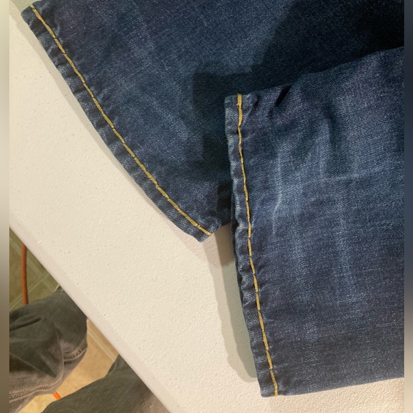 Rare!True Religion Super QT Straight w/ Flap in “ROGUE RENEGADE” wash size 32x32 - Picture 6 of 8